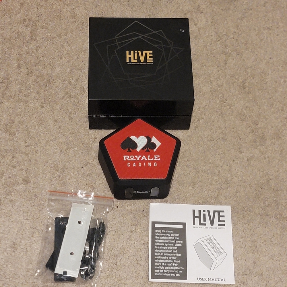 Origaudio Hive Portable Surround Sound Wireless Bluetooth Speaker NEW